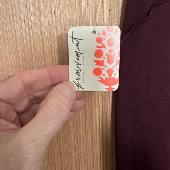 Free People Movement Hearts Aflutter Fig Jam Leggings, Size Small (v) - Picture 6 of 11